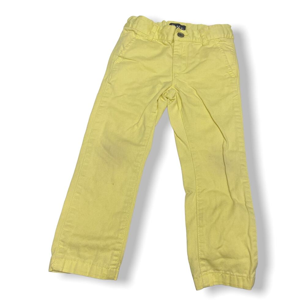 Children's Place‎ Boys Pants Size 4 Light Yellow Casual Easter Spring Summer